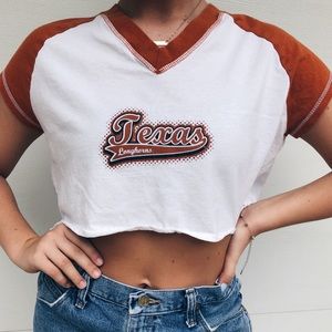Texas Cropped tee